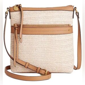 Style & Co. Beige and Tan Crossbody Bag